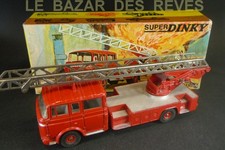 DINKY TOYS FRANCE.  BERLIET Pompiers grande échelle.   Ref:  568 + Boite.