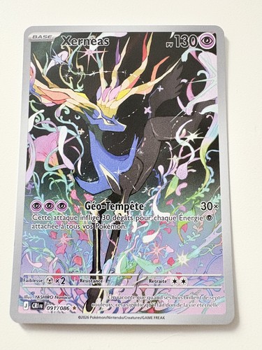 Carte pokémon xerneas - pokémon, ar