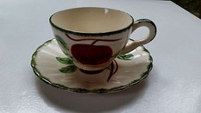 Southern Potteries Blue Ridge Big Apple Cup And Saucer Set