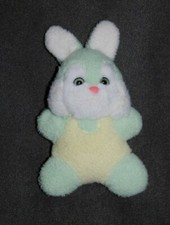 🍀Doudou Lapin NOUNOURS Vert