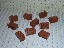 10 x LEGO Oldbrown bricks 1x2
