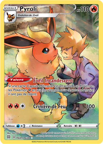 Carte pokémon pyroli - pokémon,