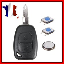 Coque PLIP Clé Compatible Renault Trafic Kangoo Mascott + 2 Switchs +Pile +Lame