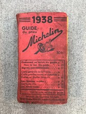 Guide rouge Michelin 1938, France.