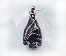 Bat Sterling Silver Pendant