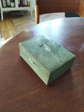 Boite En Galuchat Vert Art