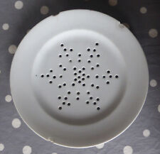 Plat/Assiette égouttoir à fraises ou à fromage frais, faisselle ancienne