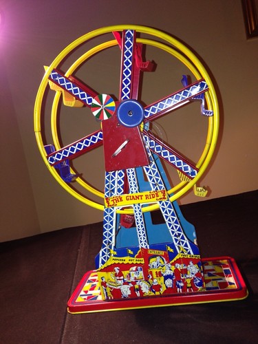 1950s vintage giant ride tin - giant,