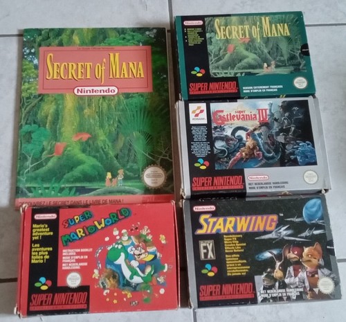 Lot jeux super nintendo - jeux,