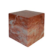 Cubo En Marbre Rouge Sculpture