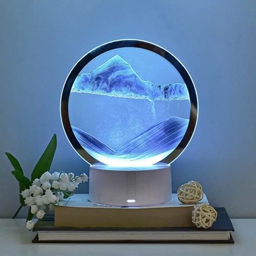 Lampe sable mouvant - lampe,