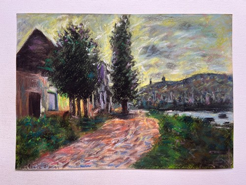 Dessin tableau claude - dessin, monet