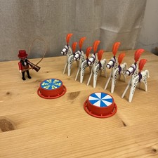 Playmobil Cirque  : Dresseur De Chevaux , Personnage & 5 Chevaux + Access
