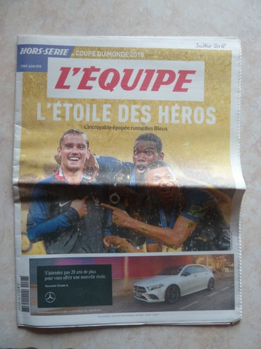Equipe hors serie - coupe, du