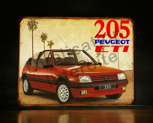 Plaque métal vintage peugeot - plaque,