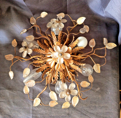 Ancien lustre plafonnier - lustre, ou