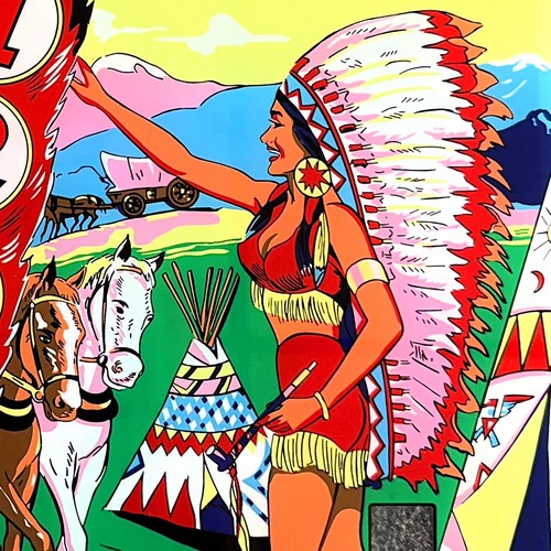 Gottlieb wagon train pinball - gottlieb,