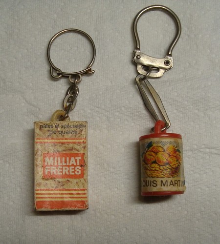 Porte clés anciens - porte-clés, pâtes