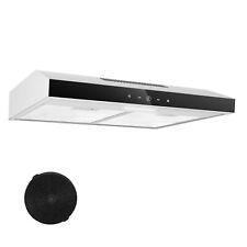 Hotte d'armoire inférieure 60 cm montage mural évacuation d'air panneau tactile lumière LED