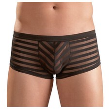 Lingerie Sexy Homme Boxer Transparent Rayé - SVENJOYMENT