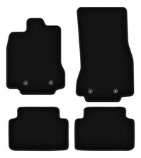 Tapis de sol en velours noir pour Jaguar XF I 2WD X250 année 2007-2015 set 4 pcs
