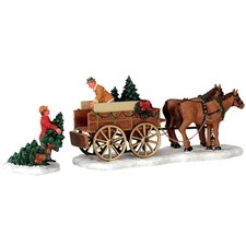 Wagon De Sapin De Noël