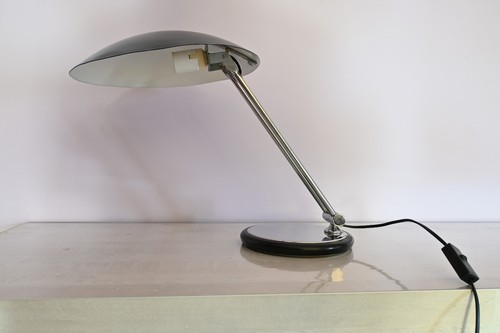 Lampe space age - lampe, aluminor
