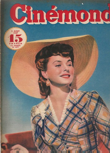 Cinémonde 679 ingrid - cinémonde,