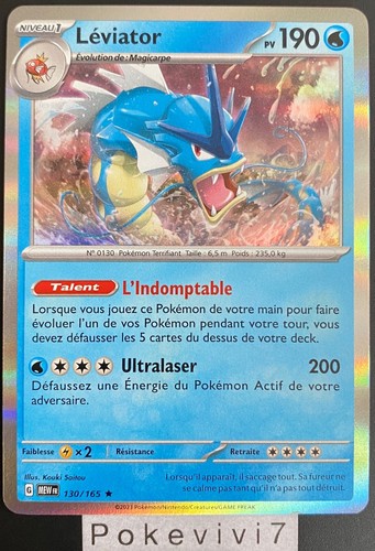 Carte pokemon leviator 130 - pokemon,