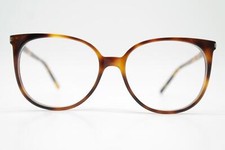 Lunettes Saint Laurent SL 39 Marron Argent Ovales Monture De Lunettes Neuves