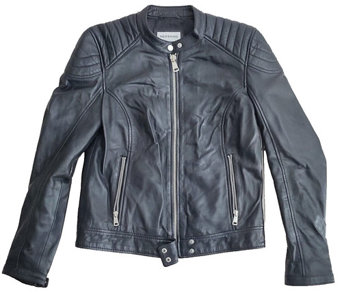 Blouson veste cuir - 100%, mouton