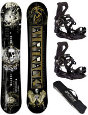 Set de Snowboard AIRTRACKS Wow Rocker + Fixation Étoile Ou Master + Sac / 155