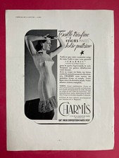 Publicité Charmis 1940 publicité soutien gorge gaine poitrine lingerie rétro