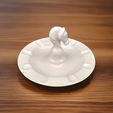 coupe vide poche Porcelaine De Limoges Haviland Poignée Tête De cheval 21cm
