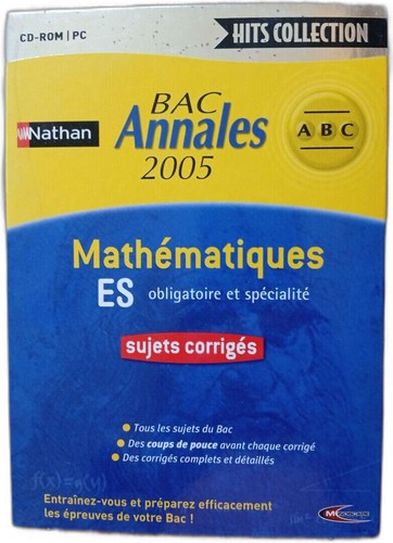 Annales bac mathématiques - mathématiques, es