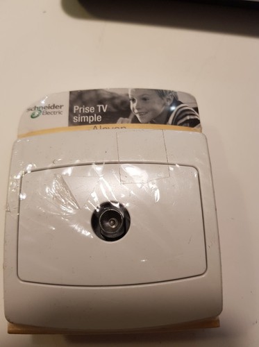 Prise simple complet blanc - prise,