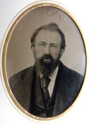 Ferrotype photo portrait homme - photo,