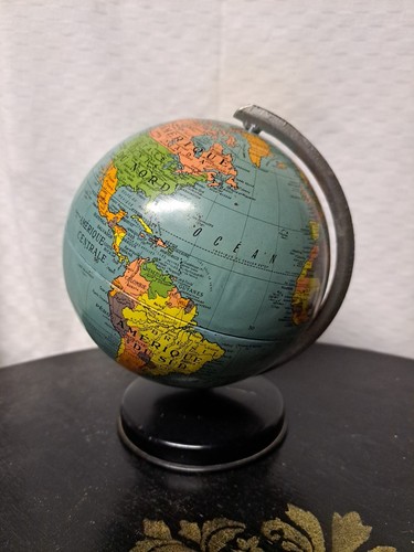 Globe terrestre made france - globe,