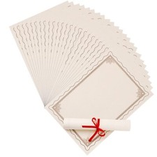 Papier lvoire 297x210mm pour Diplome Personnalisé Lot de 25 Papier Imprimante...