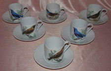 Série de 6 tasses moka