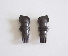 PLAYMOBIL (L8206) MOYEN-AGE - Paire d'Armures pour Bras Gris Foncé à Pointes
