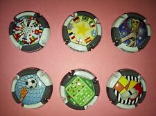  COUPE DU MONDE "FOOT EN RUSSIE" - 6 Capsules de Champagne Générique 