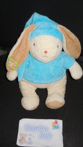 Doudou peluche lapin beige - doudou,