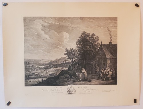 David teniers vue des flandres - teniers,