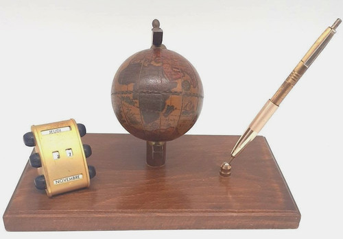 Ancien porte stylo bureau - , bois