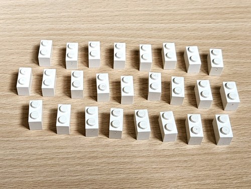 Lego 3004 25x brique blanche - lego,