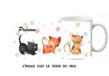 mug tasse ceramique chat