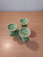 Foyer Chicha Triple En Ceramique Vert