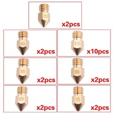 44x MK8 Copper Extruder Nozzle
