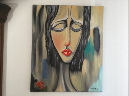 Tableau fille peintures - peintures, a